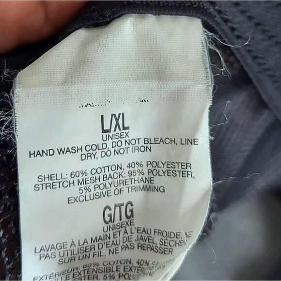 Columbia Spring Grove Fitted Trucker Hat Color: Black w/Patch Logo L/XL Unisex - Picture 6 of 6